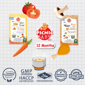Picnic Baby Ready to Eat Baby Food [12 Month TRIAL SET] (Halal Certified)