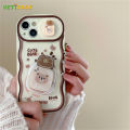 3D Cute Bear Rabbit with Holder Lens Protective Phone Case for Apple iPhone 16 15 14 13 12 11 Pro Max Plus Soft Silicone Back Cover Mobile Cases Phonecase Coffee Pink. 