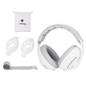 BAIXL Thiết kế chuyển đổi Bịt Tai Trẻ Em 2 trong 1 Thoải mái Dây đeo điều chỉnh Bịt Tai Giảm Tiếng Ồn Cho Trẻ Nhỏ Nhẹ Chống ồn Bảo vệ tai cho trẻ sơ sinh Trẻ sơ sinh