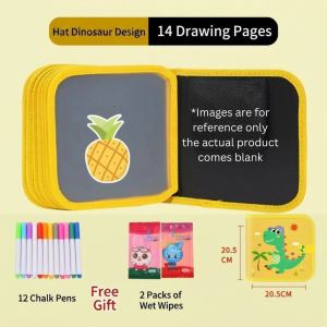 SG IN STOCK Kids Reusable Doodle Drawing Book Erasable Waterproof Travel Activity Toy Wipe Clean Travel Toy Mess Free
