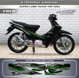 Striping Variasi Untuk Sepeda Motor Honda Supra x Lama tahun 1997-2004
