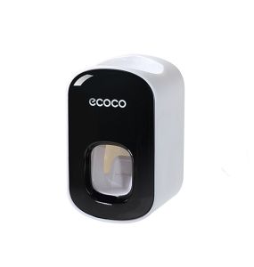 AUTOMATIC HANDS FREE BATHROOM TOOTHPASTE DISPENSER SQUEEZER - BLACK / GRAY