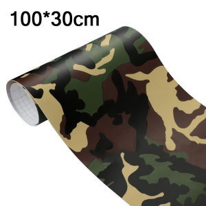 30x100cm Car Wrap Camouflage Vinyl Wrapping Film PVC Car DIY Sticker Wrap Film