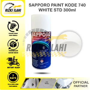 Sapporo 740 White Cat Semprot Saporo Paint Putih Standar