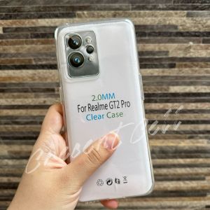 Soft Case Clear Silikon Komptibel Untuk Realme 9 4G 9 Pro 9 Pro Plus 9i Realme 10 4G 10 Pro 10 Pro Plus 5G Realme 11 4G 11 Pro 11 Pro Plus 5G Realme C30 C30s C51 C53 C55 Realme GT Master Edition Gt Neo 2 3 3T 2 Pro Narzo 50 5G Bening Transparant Tebal 2mm