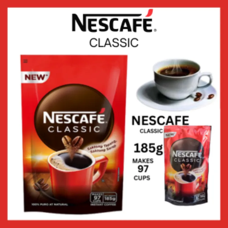 NESCAFE CLASSIC PREMIUM INSTANT COFFEE POWDER | | 80 grams and 170grams  pack | START YOUR MORNING WITH NESCAFE CLASSIC | THE BEST COFFEE POWDER |  HIGH QUALITY Sugar Free Coffee Powder - Lazada | Lazada PH