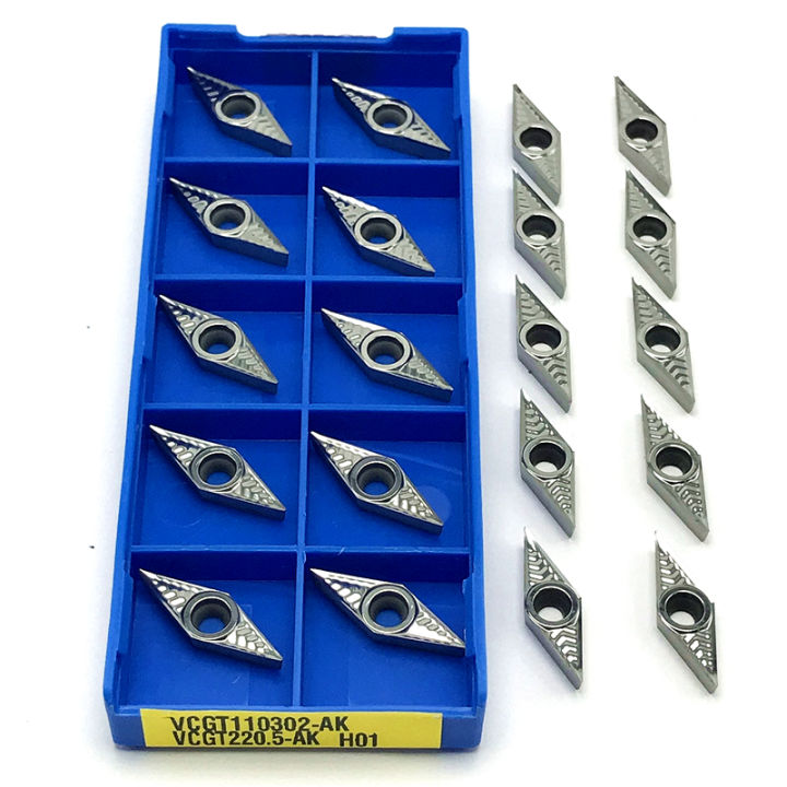 【Directsales】 Vcgt110302 H01 Aluminum Turning Inserts Carbide Inserts