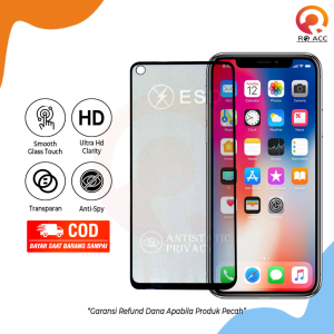 [RO ACC] TEMPERED GLASS SPY PRIVACY STATIC FOR SAMSNG A03 A04 CORE M11 M20 S21 S22 S23 PLUS S20 S21 FE