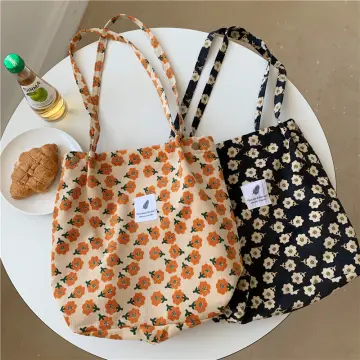 Shop Floral Canvas Tote Bags with great discounts and prices online Sep 2024 Lazada Philippines