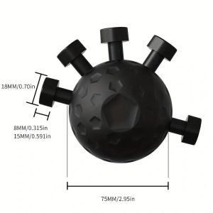 KEBETEME 45kg Finger Grip Strength Enhancer Five-Finger Grip Strength Massage Ball Adjustable Power Exerciser Hand Strength Exercise