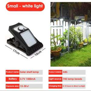 Portable Solar light outdoor Clip Motion Sensor Lights 3Modes IP65 Waterproof Wireless Security Light for Fence Deck Garage Patio太阳能灯户外灯