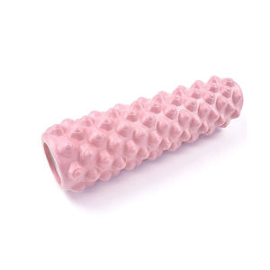 AU45cm Hollow Yoga Column EVA Extended foam roller for muscle relaxation exercise and fitness massage stick with textured surface