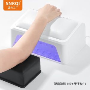 SNRQI UV/Led Manicure Gel Nail Dryer Model L6 With Hand Cushion 72w 美甲灯SNRQI LED 72W L6 双手倾斜手枕烤灯速干大功率美甲店专用