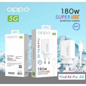 Charger FOR OPPO Fast Charging Type C & Micro Oppo Find 5G / 180W SuperVooc Original 100% High Quality