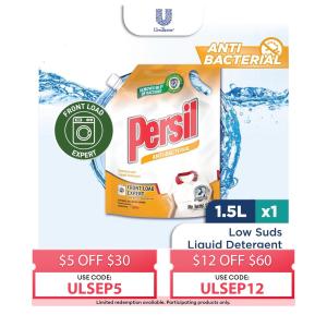 Persil Anti-Bacterial Low Suds Liquid Detergent Refill 1.5L