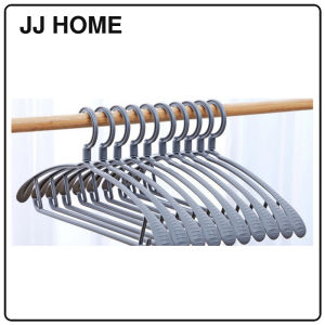 【JJ HOME】Wide Shoulder Seamless Drying Hangers / Plastic Anti-Slip Multifunctional Household Clothes Support