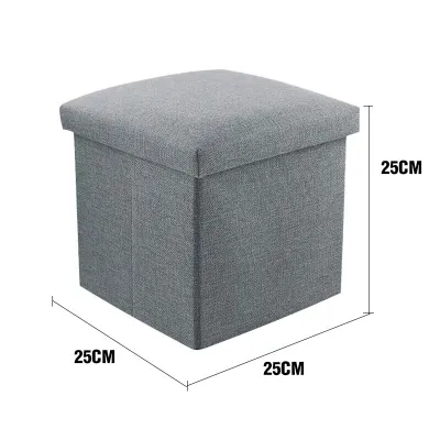 76CM Stool Chair Sofa Storage Box Durabox Ottoman Under Bed Storage Box Stuff Clothes Toy Organizer