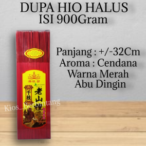 Dupa Hio Halus Mika Isi 900Gram Cendana Abu Dingin