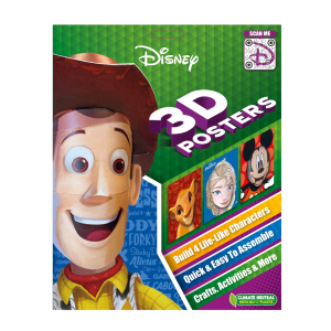 Marvel Superheroes Pop Heads 3D Posters Activity Book For Kids to Have Fun With Craft & Activities