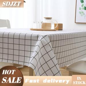SDJZT 137x90cm PEVA không thấm nước oilproof Khăn trải bàn vải kẻ sọc Bảng Mô hình bìa cho Đảng dã ngoại ngoài trời vải