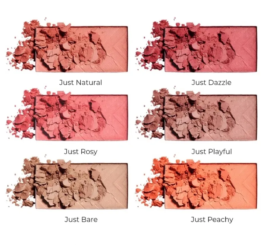 L.A. Girl Just Blushing Powder Blush 'Just Love' – Hochpigmentiert, Für Strahlende Wangen