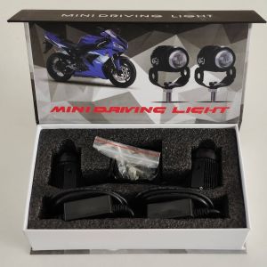 Motorcycle Waterproof Mini Driving Lights: High & Low Yellow/White LED Anti-Fog For Cars & Motorcycles