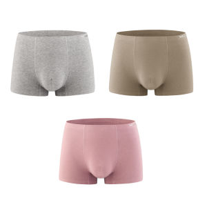 CMENIN Quần Lót Nam Võ Sĩ 60 Bá Tước Quần Lót Cotton Boxershorts Gợi Cảm Sợi Đồng Quần Lót Thân Cây 3Pcs MRM1901-INTL