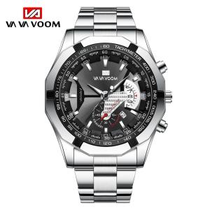 TRILLION ID Jam Tangan Pria Stainless Steel Tahan Air - Jam Tangan Pria Bisnis Keren VAVA08 - Jam Tangan Sport Pria