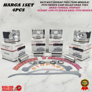 PISTON SEHER STD STANDAR KOMPLIT MITSUBISHI 4N14 L300 EURO 4 1SET 4PCS