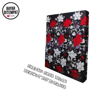 Sarung Busa Resleting Tebal 30cm no 1234 / Sprei Resleting Kasur Busa resleting