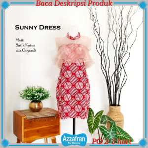 Sunny Dress dan Koko Delon | Baju Katun Anak Perempuan & Dewasa | Kostum Imlek Pesta Ulang Tahun