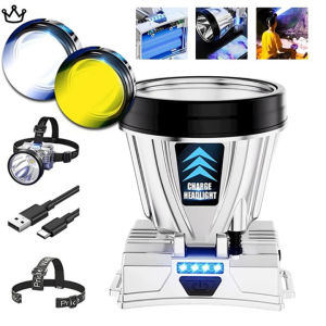 Đèn Đội Đầu Siêu Sáng Tích Hợp Sạc Dự Phòng Sạc Lại Cho Điện Thoại Đèn Đội Đầu Siêu Sáng