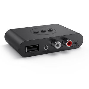 [In Stock] N-Power Bluetooth 5.2 Audio Receiver U Disk RCA 3.5mm AUX USB Stereo Music Wireless Adapter With Mic For Car