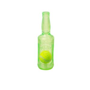 Dog Toy Bottle With TennisBall Squeaky Interactive Toy TPR Material Beer Shaped Durable Dog Chew Toy