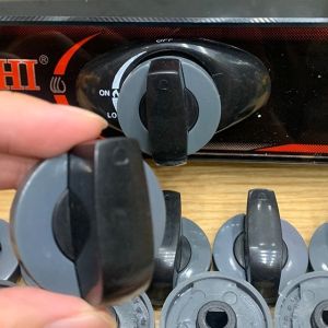 2 Nút bật bếp gas Núm vặn bếp gas [Nút Nhỏ 3.7cm + Nút Trung 4cm - Lỗ trục 8mm] Thay lắp được hầu hết các loại bếp ga