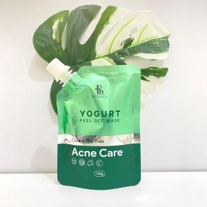 FAV Beauty Yogurt Acne Care Peel Off Mask Cica + Tea Tree | Masker Kulit Wajah Jerawat Peel Off