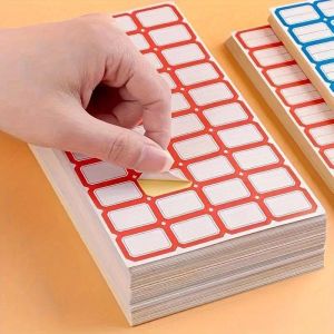 400PCS Adhesive Label Stickers Convenient For Marking And Categorizing Office&Kitchen Self-adhesive Label Paper