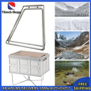 Vktech Travel-Friendly Aluminum Alloy Box Stand for Camping Stoves with Portable Organizer Features