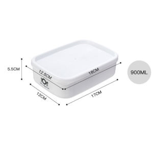Multifunctional plastic refrigerator bowl Microwave heated lunch box Food storage box sealed box