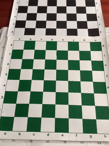 Universal Roll-up Leather Chess Board Lightweight Tournament Chess Mat Portable Soft Rollable Chess Board for Beginners