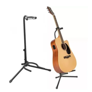 Guitar Rack with Neck Holder Tripod Guitar Floor Stand Instrument Stand for Acoustic and Electric Guitars Bass Ukulele