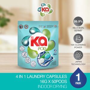 KA Indoor Drying Laundry Capsules 16g x 50pcs Refill