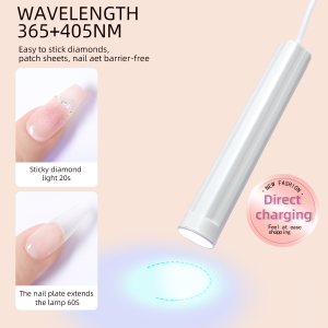 [Ready Stock+COD] Nail Dryer Mini USB UV LED Lamp Nail Art Manicure Tools Fast Drying Curing Light for Gel Polish
