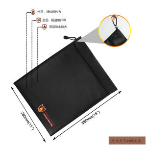 HOL | Fireproof Waterproof Dustproof Large Capacity Document Bag