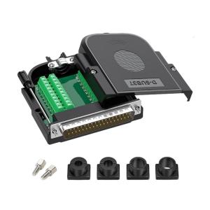 Tool Less DB37 Male Terminal Connector With Environmental Housing For Modem And Barcode Machines