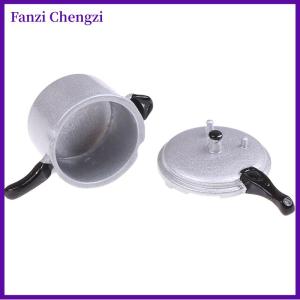 Fanzi อุปกรณ์ทำอาหารแบบใช้แรงดันอุปกรณ์ครัวบ้านตุ๊กตาขนาดเล็ก1:12
