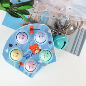 🌷เกมส์🌷ตีตัวตุ่นพาเพลิน พวงกุญแจเกมส์ เกมส์พกพา ของเล่นเสริมพัฒนาการ ฝึกสมอง