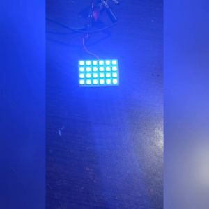 Lampu LED Plafon Kabin Mobil 12V 24 Mata Cahaya Biru