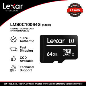 🔥100%Original Product+FREE Shipping+Free Send adapter+card reader🔥Lexar LMS0C10064G 2TB 1TB 512GB 256GB 128GB 64GB Black MicroSDXC UHS-I Class 10 Card MicroSD Card with Speed Up to 100MB/s