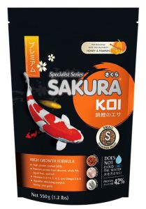 📦 🔰 ฟรี 125g.ตามตัวเลือก❗ Sakura Koi (ซากุระ โค่ย) อาหารปลาคาร์ฟ ขนาด 1.25 กก.
